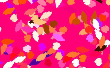 Açık pembe, soyut şekilli yeşil vektör arkaplan. Rastgele şekillerle soyut tarzda dekoratif tasarım. Duvar kağıtları için zarif tasarım.