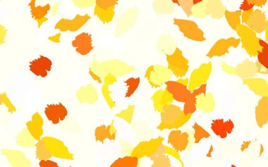 Soyut biçimlerde Light Orange vektör dokusu. Rastgele şekillerle soyut tarzda dekoratif tasarım. Bir cep telefonu için arka plan.