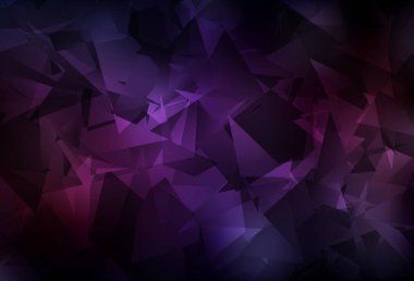 Koyu pembe, sarı vektör soyut mozaik fon. Çokgen tarzda tamamen yeni bir renk çizimi. İş tasarımınız için yepyeni bir tarz.