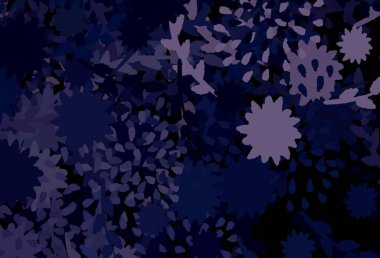 Soyut şekilli koyu mor vektör dokusu. Soyut gradyan şekilli basit renkli çizimler. Web siteniz için basit tasarım.