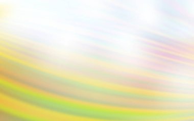 Açık yeşil, renkli çizgileri olan sarı vektör dokusu. Bulanık arkaplanda gradyanı olan çizgiler. Reklamlar, posterler, afişler için desen.