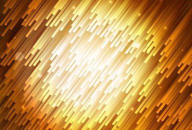 Parlak çizgili koyu turuncu vektör arka planı. Keskin çizgili parlak renkli çizimler. Meşgul web siteleriniz için şablon.