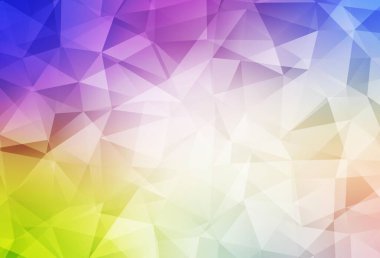 Açık Çokrenkli vektör soyut çokgen desen. Origami stilinde gradyan ile yaratıcı geometrik illüstrasyon. Pankartın için tamamen yeni bir şablon.