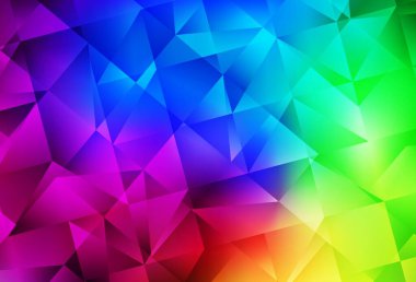 Koyu Çokrenkli vektör soyut çokgen arkaplan. Origami tarzında gradyan ile geometrik çizim. Cep telefonunun arka planının şablonu.