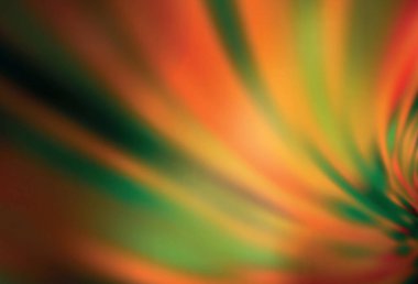 Koyu turuncu vektör renkli bulanık arkaplan. Soyut ve gradyan renkte renkli çizimler. İşiniz için yepyeni bir tasarım..