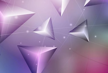 Hafif çoklu renk vektörü düşük polifon. Çokgen biçiminde, gradyan ile renkli çizimler. Web siteniz için yeni bir doku.