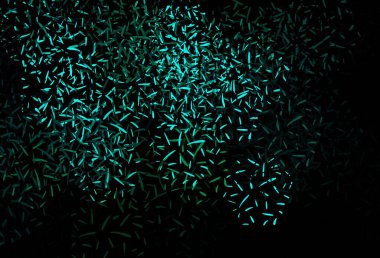 Koyu mavi, düz çizgileri olan yeşil vektör arkaplan. Bulanık arkaplanda gradyanı olan çizgiler. Reklam, kitapçıklar, broşürler için desen.