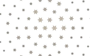 Xmas kar taneleri ve yıldızlı Light Gray vektör arkaplanı. Karlı Xmas tarzında renkli dekoratif tasarım. Yeni yıl posterleri, afişler için tasarım.