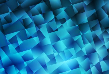 Açık BLUE vektör çokgen arkaplan. Zarif üçgenleri olan soyut çizimler. Web siteniz için çokgen tasarım.