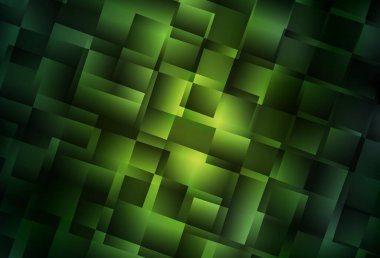 Dikdörtgenli koyu yeşil vektör arkaplan. Renkli dikdörtgenleri olan bir resim. Şablon bir arkaplan olarak kullanılabilir.