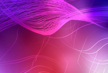 Açık pembe, kırmızı vektör bulanık arkaplan. Yaratıcı illüstrasyon, yarım tonlu ve eğimli. İş tasarımınız için yeni biçim.