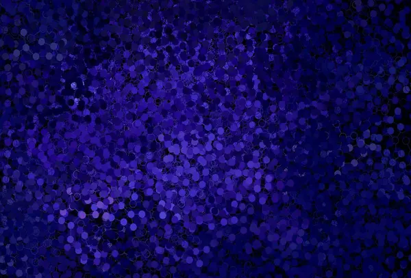 Plantilla Vectorial Dark Purple Con Círculos Ilustración Abstracta Con Burbujas — Vector de stock