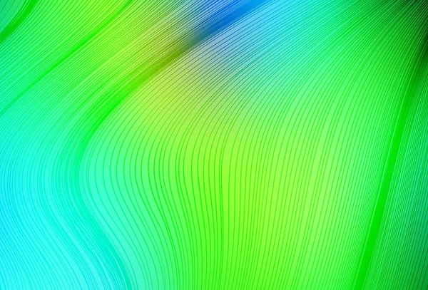Hellblaue Grüne Vektorabstrakte Helle Textur Bunte Abstrakte Illustration Mit Farbverlauf — Stockvektor