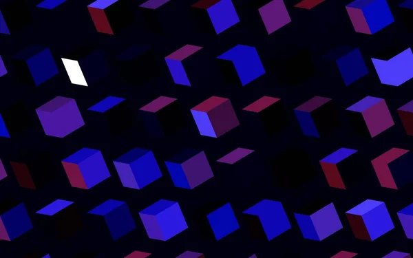 ダークピンク 正方形のスタイルでブルーベクトルパターン 長方形と抽象的なスタイルで装飾的なデザイン ポスター バナーに最適なデザイン — ストックベクタ