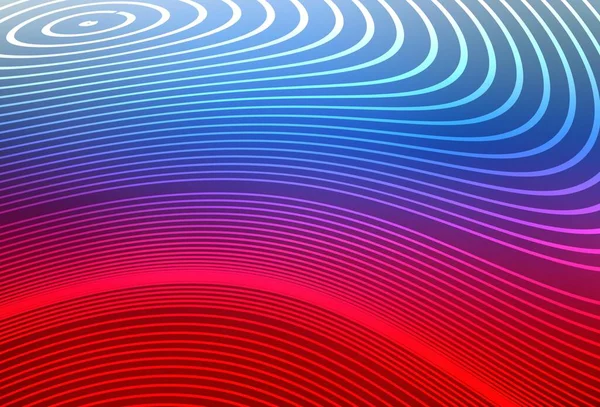 Açık mavi, kırmızı vektör arkaplanı ve ince çizgileri var. Eğilimli soyut bir çizim. Tasarımınız için desen.