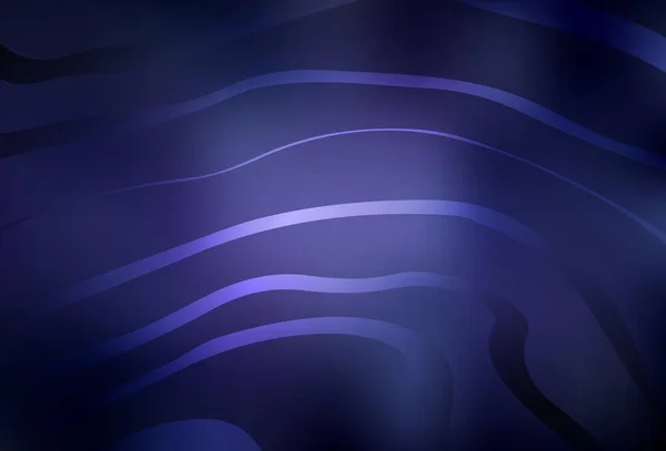 Темно Фіолетовий Векторний Візерунок Вигнутими Лініями Барвисті Ілюстрації Абстрактному Стилі — стоковий вектор