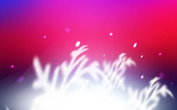 Azul Claro Fondo Vectorial Rojo Con Copos Nieve Navidad Diseño — Vector de stock