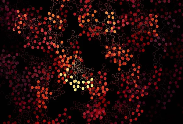 Темно Красный Векторный Фон Формами Искусственного Интеллекта Яркая Красочная Иллюстрация — стоковый вектор