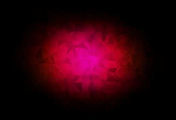 Σκούρο Ροζ Διάνυσμα Πολυγωνικό Μοτίβο Λαμπερή Πολύχρωμη Απεικόνιση Τρίγωνα Καλύτερο — Διανυσματικό Αρχείο