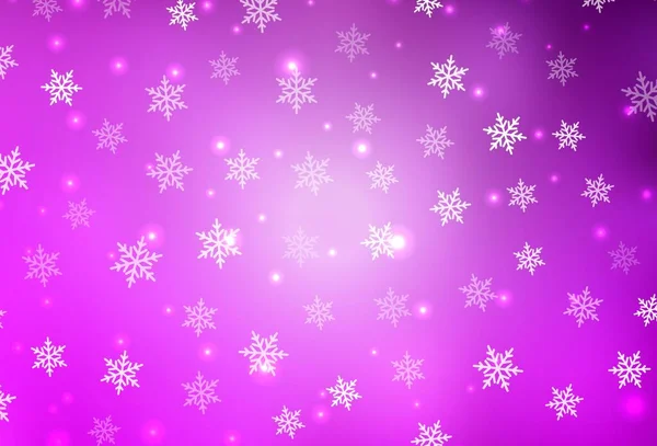 Light Purple Vektor Layout New Year Stil Moderne Abstrakte Weihnachtsstimmungen — Stockvektor