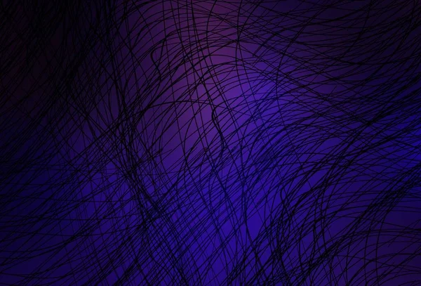 濃い紫 曲線のピンクベクトルパターン 線でシンプルなスタイルでカラフルなグラデーションイラスト ブランドブックのためのエレガントなパターン — ストックベクタ