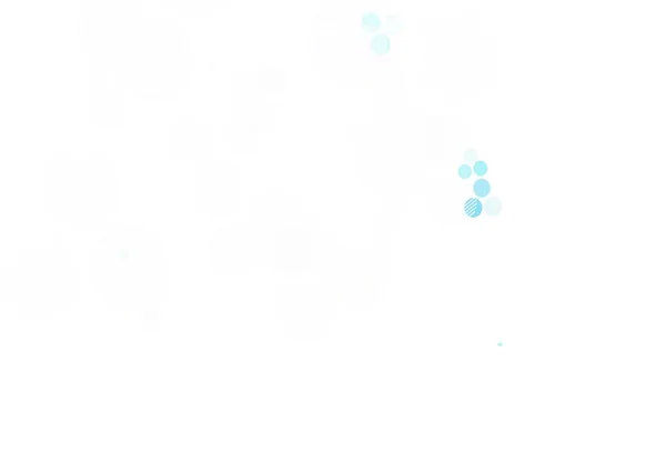 Light Blue Vector Backdrop Dots Glitter Abstract Illustration Blurred Drops — Stock Vector