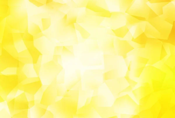 Ανοικτό Κίτρινο Διάνυσμα Χαμηλό Πολυ Υπόβαθρο Πολύχρωμη Απεικόνιση Αφηρημένο Στυλ — Διανυσματικό Αρχείο