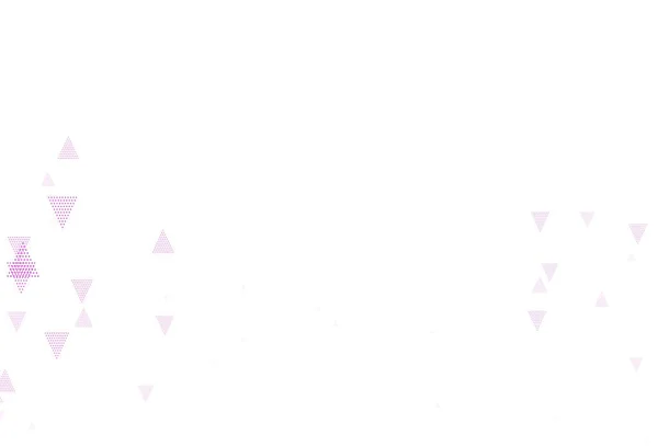 浅紫色 粉色矢量纹理与三角形风格与圆形 用一组五彩缤纷的圆圈 三角形来说明 商业广告模式 — 图库矢量图片