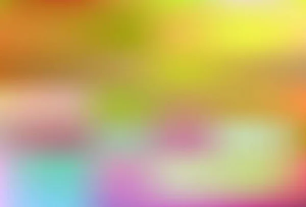 Светло Розовый Желтый Вектор Размытая Планировка Блестящая Абстрактная Иллюстрация Градиентным — стоковый вектор