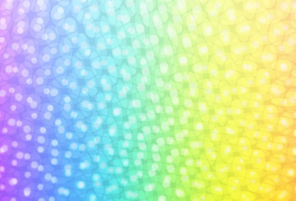 Light Multicolor Vektor Mall Med Cirklar Vacker Färgad Illustration Med — Stock vektor