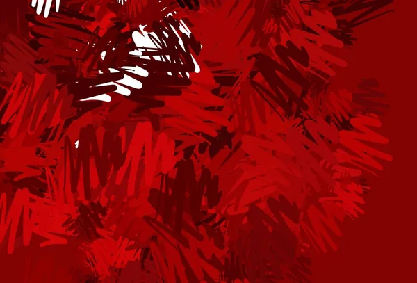 Світло Червоний Векторний Фон Стрічками Барвиста Блискуча Ілюстрація Лініями Абстрактному — стоковий вектор