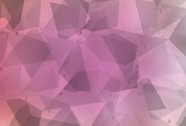Fond Vectoriel Rose Clair Avec Des Polygonaux Abstraits Formes Chaotiques — Image vectorielle