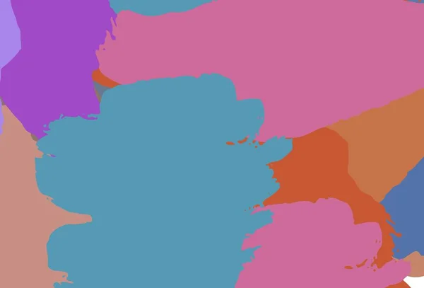 Lekkie Wielokolorowe Tło Wektorowe Abstrakcyjnych Kształtach Prosta Kolorowa Ilustracja Abstrakcyjnych — Wektor stockowy