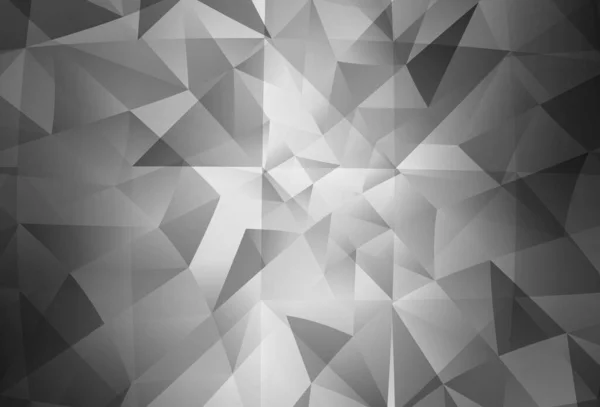 ライトグレーベクトル三角形のレイアウトを輝く 多角形のスタイルで全く新しいカラーイラスト あなたのビジネスのための最高の三角デザイン — ストックベクタ