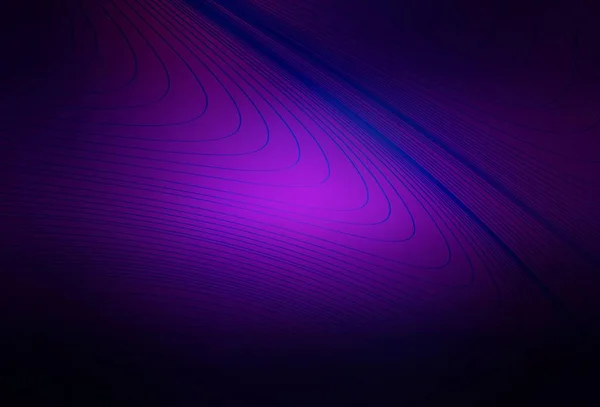 Темно Фіолетовий Рожевий Векторний Візерунок Вигнутими Лініями Барвисті Ілюстрації Абстрактному — стоковий вектор
