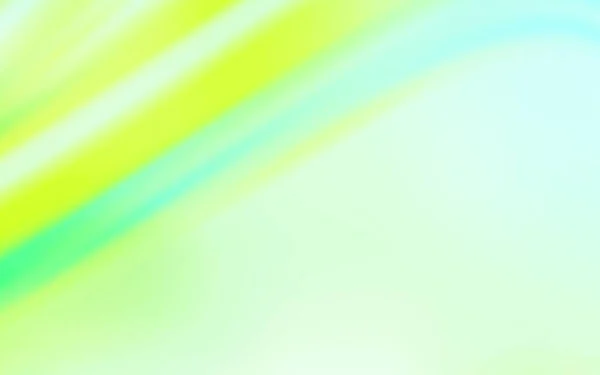 Hellgrüner Vektor Verschwommen Und Farbiges Muster Neue Farbige Illustration Unschärfestil — Stockvektor