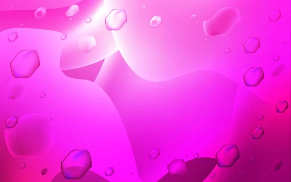 Luz Fondo Vectorial Rosa Con Formas Lámpara Ilustración Abstracta Brillante — Vector de stock