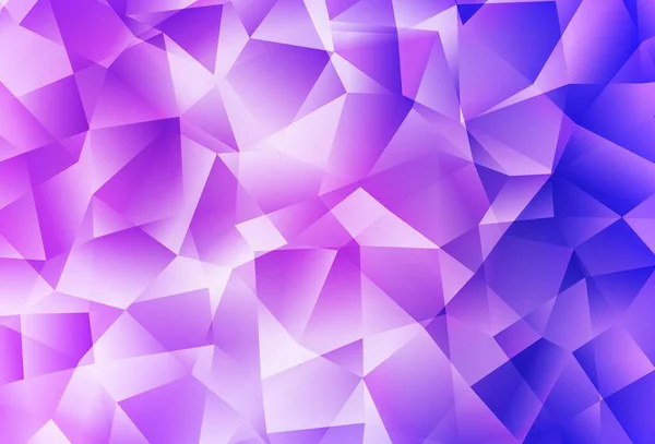 Luz Púrpura Vector Abstracto Fondo Mosaico Ilustración Geométrica Estilo Origami — Vector de stock