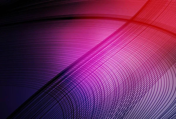 Koyu mor, pembe çizgili vektör arkaplan. Değişken çizgileri olan renkli soyut çizimler. Reklamınız için yepyeni tasarım..