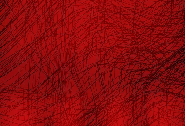 Jasnoczerwony Wektor Tekstury Linii Wry Okrągła Abstrakcyjna Ilustracja Gradientem Najlepszy — Wektor stockowy