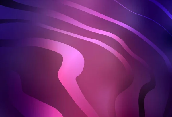 暗い紫色のベクトルの背景と心配の行 線で抽象的なイラストをキラキラさせます あなたのビジネスのための最高のデザイン — ストックベクタ