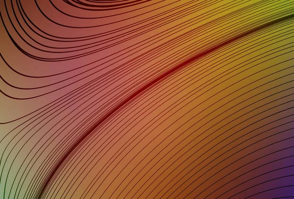 Wry çizgileri ile ışık çokrenkli vektör şablonu. Eğri şekilli yepyeni renkli bir tasvir. Markan için yeni kompozisyon.