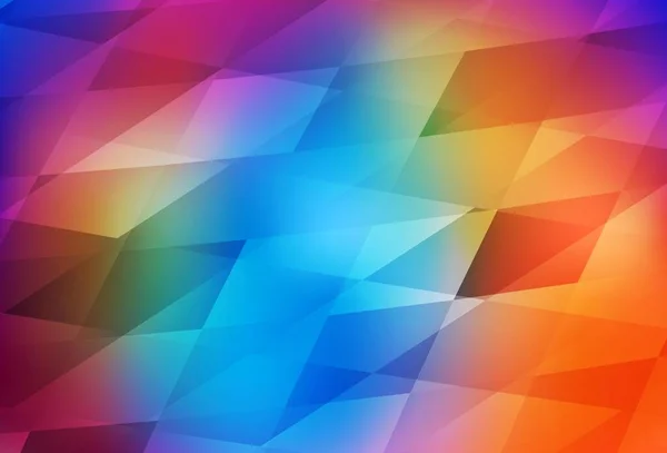 Fond Vectoriel Multicolore Foncé Avec Losange Illustration Abstraite Gradient Avec — Image vectorielle