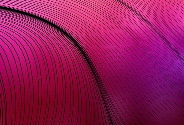 Light Purple Pink Backdrop Wry Lines Яркая Иллюстрация Состоящая Изогнутых — стоковый вектор