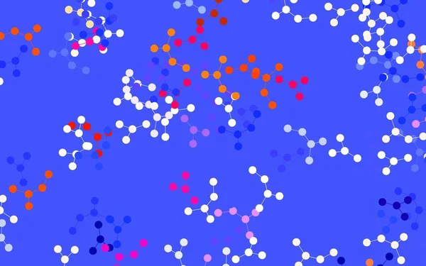 Світло Фіолетовий Векторний Шаблон Штучною Структурою Інтелекту Блискучі Барвисті Ілюстрації — стоковий вектор