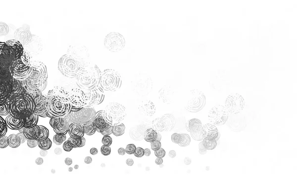 Gris Claro Vector Fondo Elegante Con Rosas Ilustración Colorida Con — Vector de stock