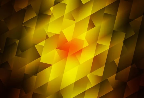 Σκούρο Κόκκινο Κίτρινο Διανυσματικό Φόντο Πολυγωνικό Στυλ Ορθογώνια Αφηρημένο Φόντο — Διανυσματικό Αρχείο