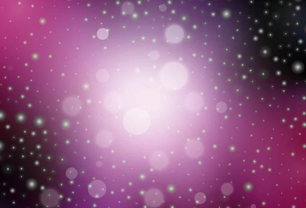 Dark Purple Pink Vector Pattern Christmas Style Modern Abstract Christmas — Stock Vector