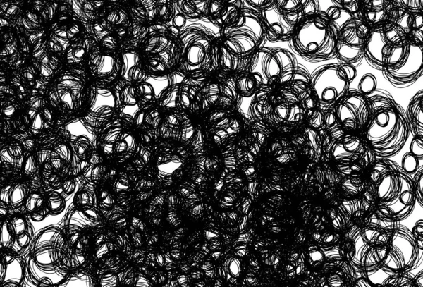 Чорно Білий Векторний Фон Крапками Абстрактна Ілюстрація Кольоровими Бульбашками Стилі — стоковий вектор
