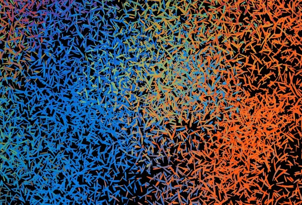 Fondo Vectorial Multicolor Oscuro Con Rayas Estriadas Ilustración Abstracta Geométrica — Vector de stock